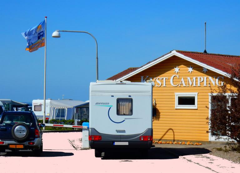 Indgang til Kyst Camping Bogense