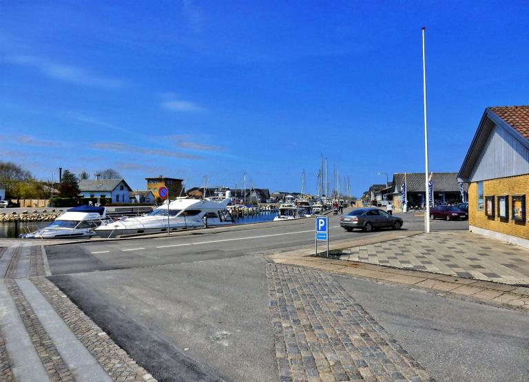 Udsigt mod Lystbådehavnen