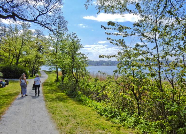 Spadsertur rund om Skyttehuset i Vejle